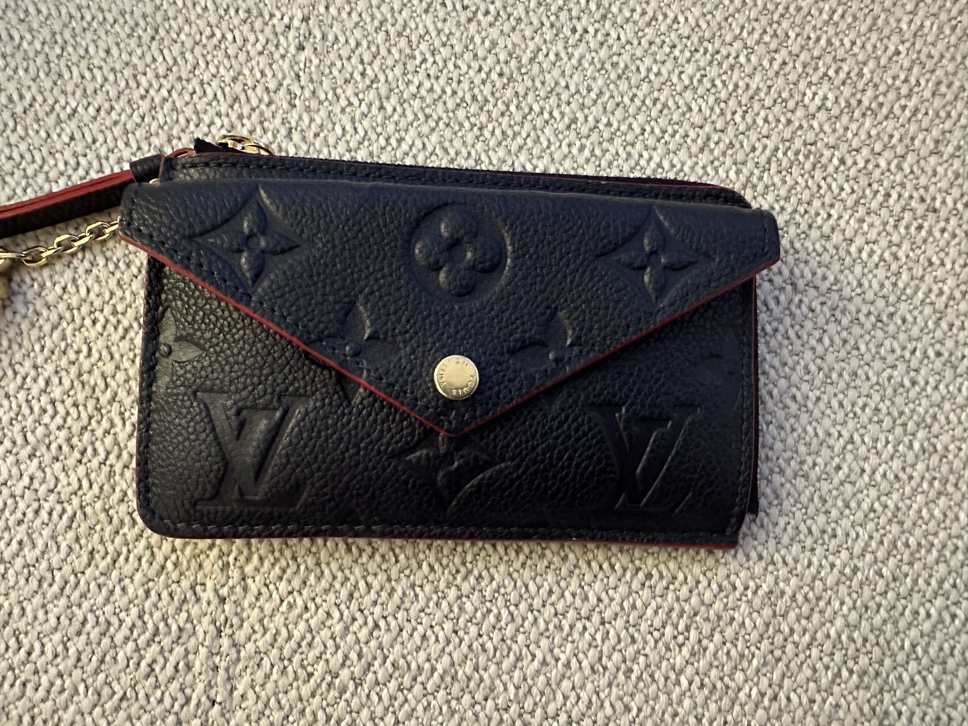 LV recto Versa in empriente leather - navy/blue for Sale in New York, NY -  OfferUp