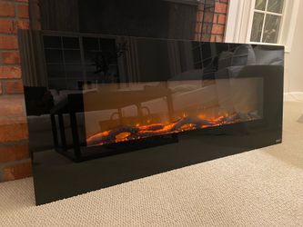 COOL WALL MOUNTED ELECTRIC FIREPLACE! 50” WIDE