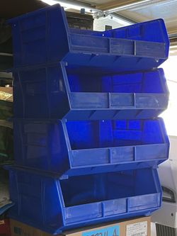 U-line S12420 15 x 16.5 x 7" Plastic Stackable Bins (10 available, see description)