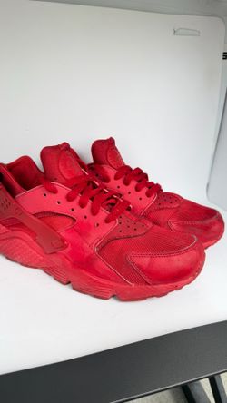 Nike Air Huarache Triple Red All Red Men’s Size 9 sneakers