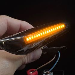 LED side marker lamp for BMW E46/E60/X1/X3/X5/E90/E91/E92/E93 smoke lens / amber light