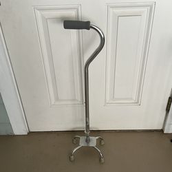 Chrome Quad Cane Essential Medical Supply Endurance Small Base