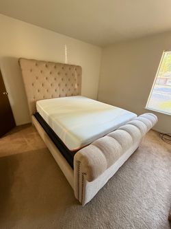 Queen Sleigh Bed Frame