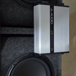 Jl Audio Bundle 2 10" I Portedbox With 1000w Jl Amp 