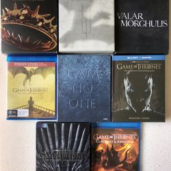 Game Of Thrones Complete Seasons 2, 3, 4, 5, 6, 7, & 8 Box Sets (Blu-Ray Discs)