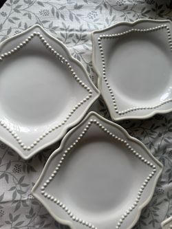 Princess house Pavillion plates 3pcs