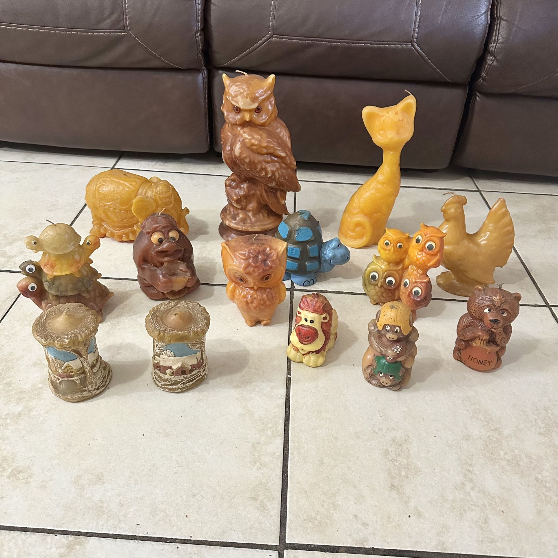 Rare Antique Candle Collection Huge Lot