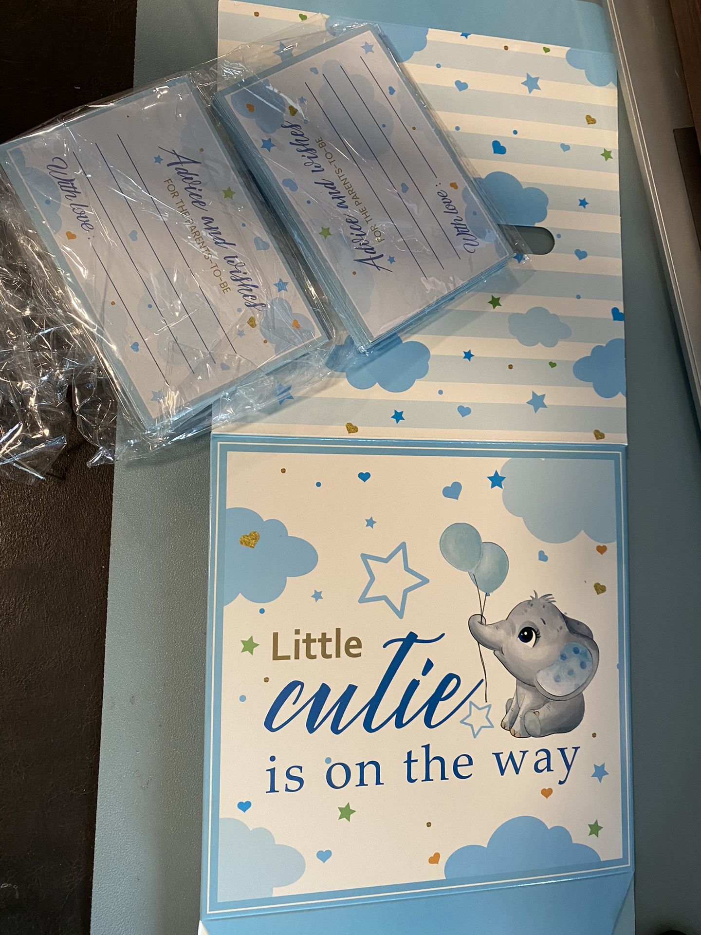 Elephant Baby Raffle Set 