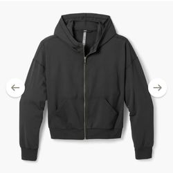 Vuori Halo Modern Full Zip Hoodie True Black color US Size L New no Tag