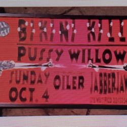 Ventage 90s Bikini Kill Poster Jabberjaw Lindsey Kuhn 11x35 framed poster 
