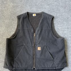 Vintage 90s Carhartt Vest Sherpa Lined