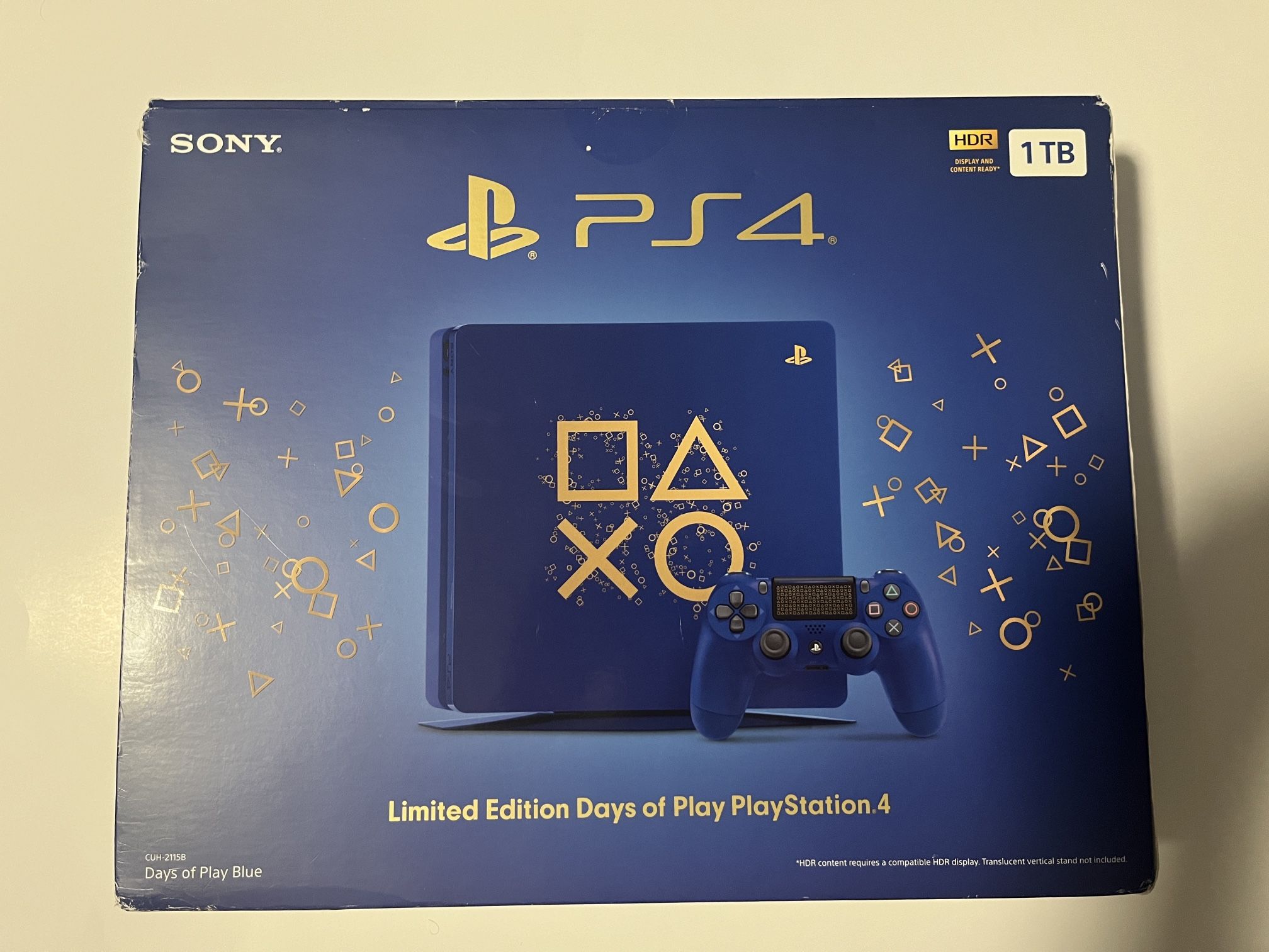 PS4 Limited Edition Days Of Play Console Video games