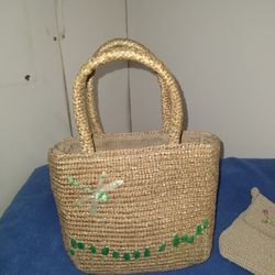 Woven Purses Both For $10.00 Ladies