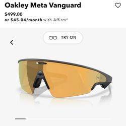 Brand New Oakley  Meta Vanguard Glasses 