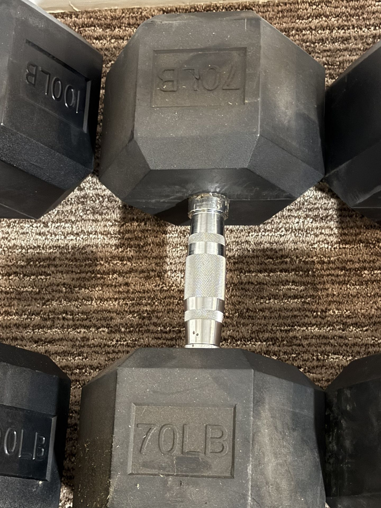 70lb Single Dumbbell