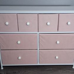 Beautiful Pink Dresser/ New Condition 