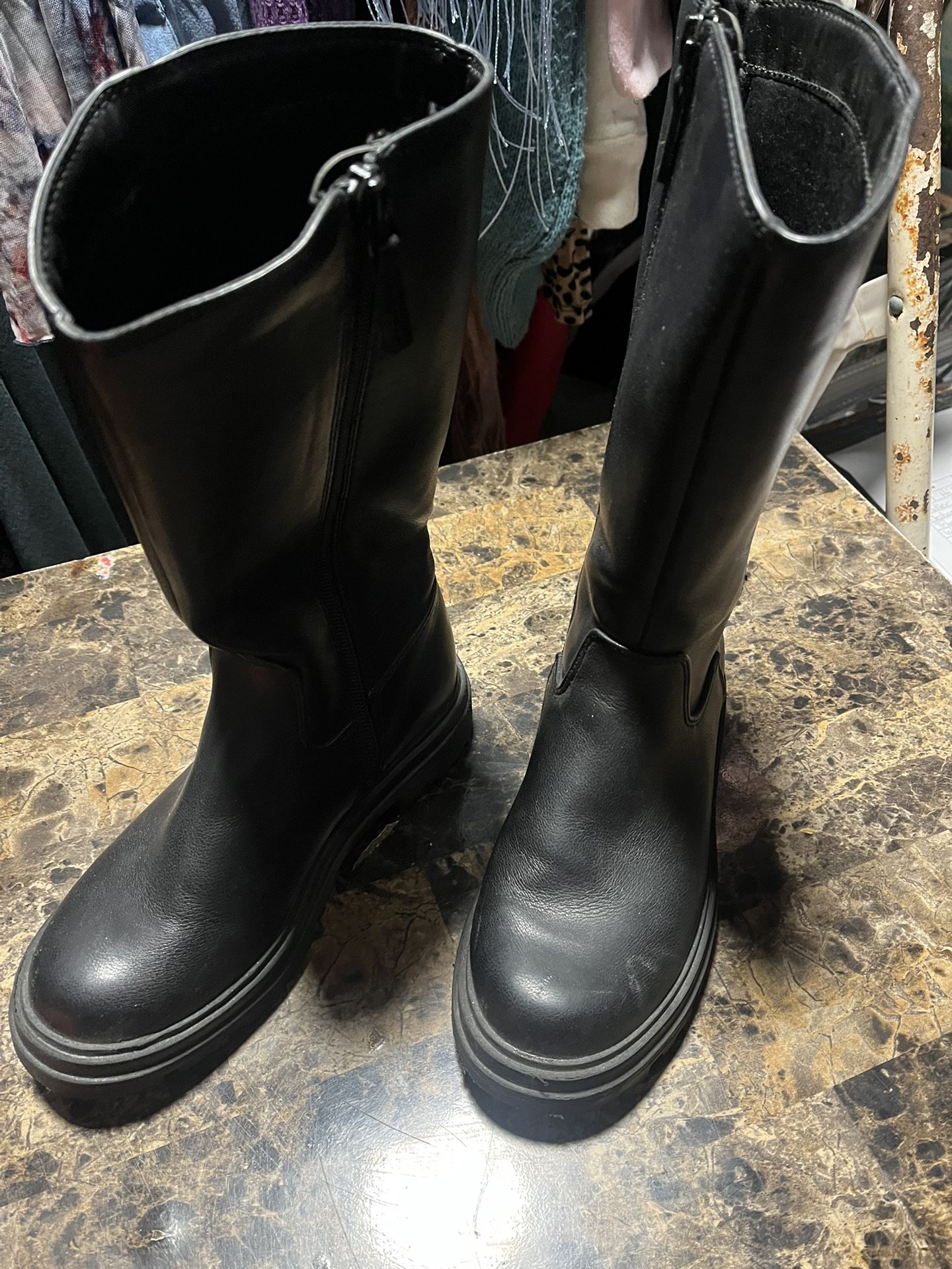Girls Knee High Boots Sz 3