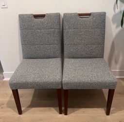 New  gray Upholstered dining chairs set