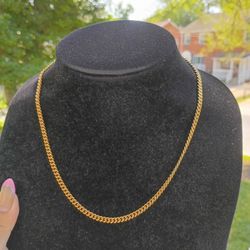 Men's Gold Plated Necklace 