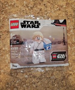 Lego Star Wars Luke Skywalker with blue milk NIB