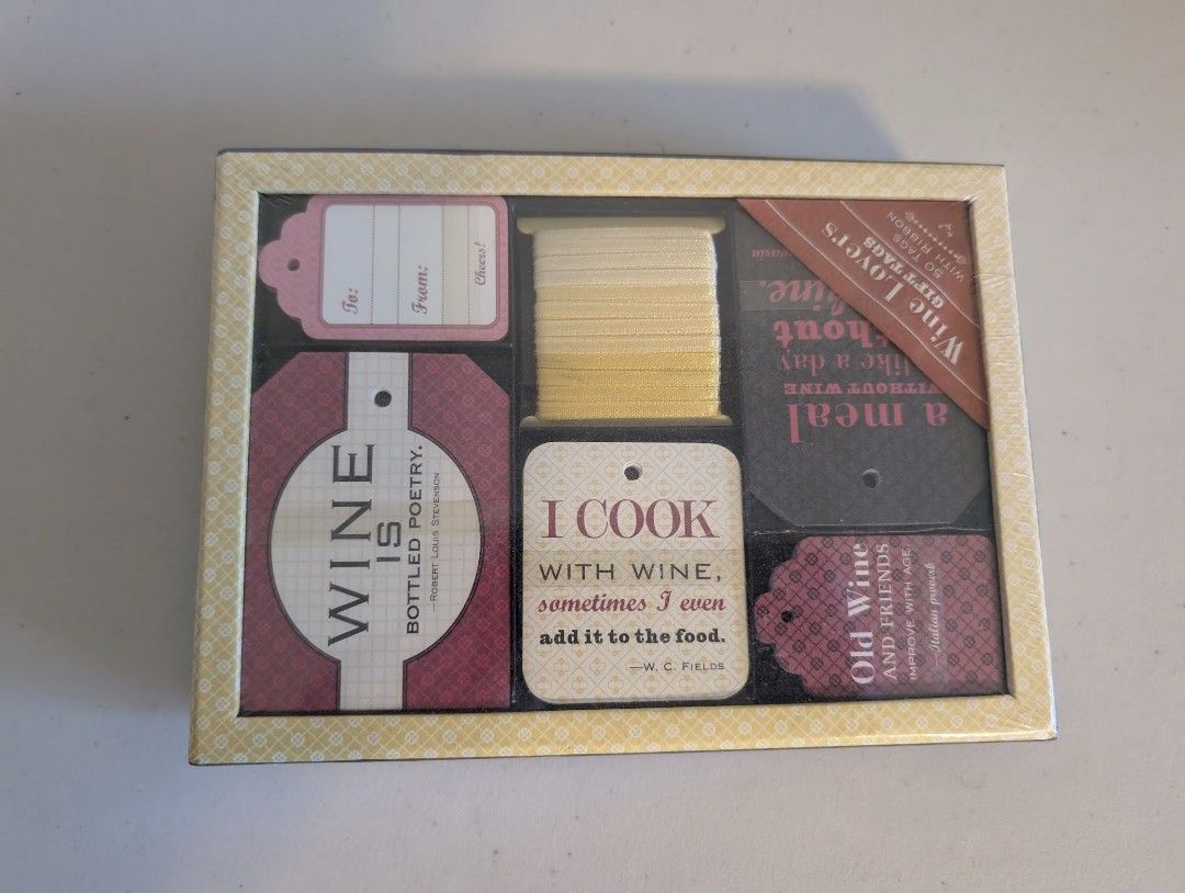 Wine Lovers Gift Tags Set