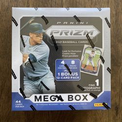 2021 Prizm MLB Baseball Mega Box Sports Trading Cards