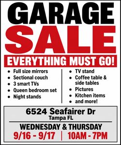 Garage Sale