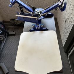 4 Color Screen Printing Table