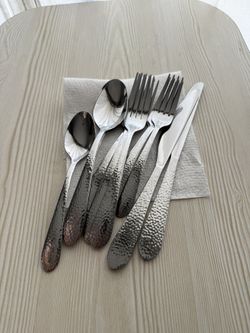 15 pcs Silverware Set, Spoons, Forks, Butter Knifes