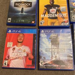 6 PS4 Games and 1 Xbox 360 Game (playable on Xbox One And Series X)