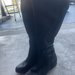 Over The Knee Black Boot