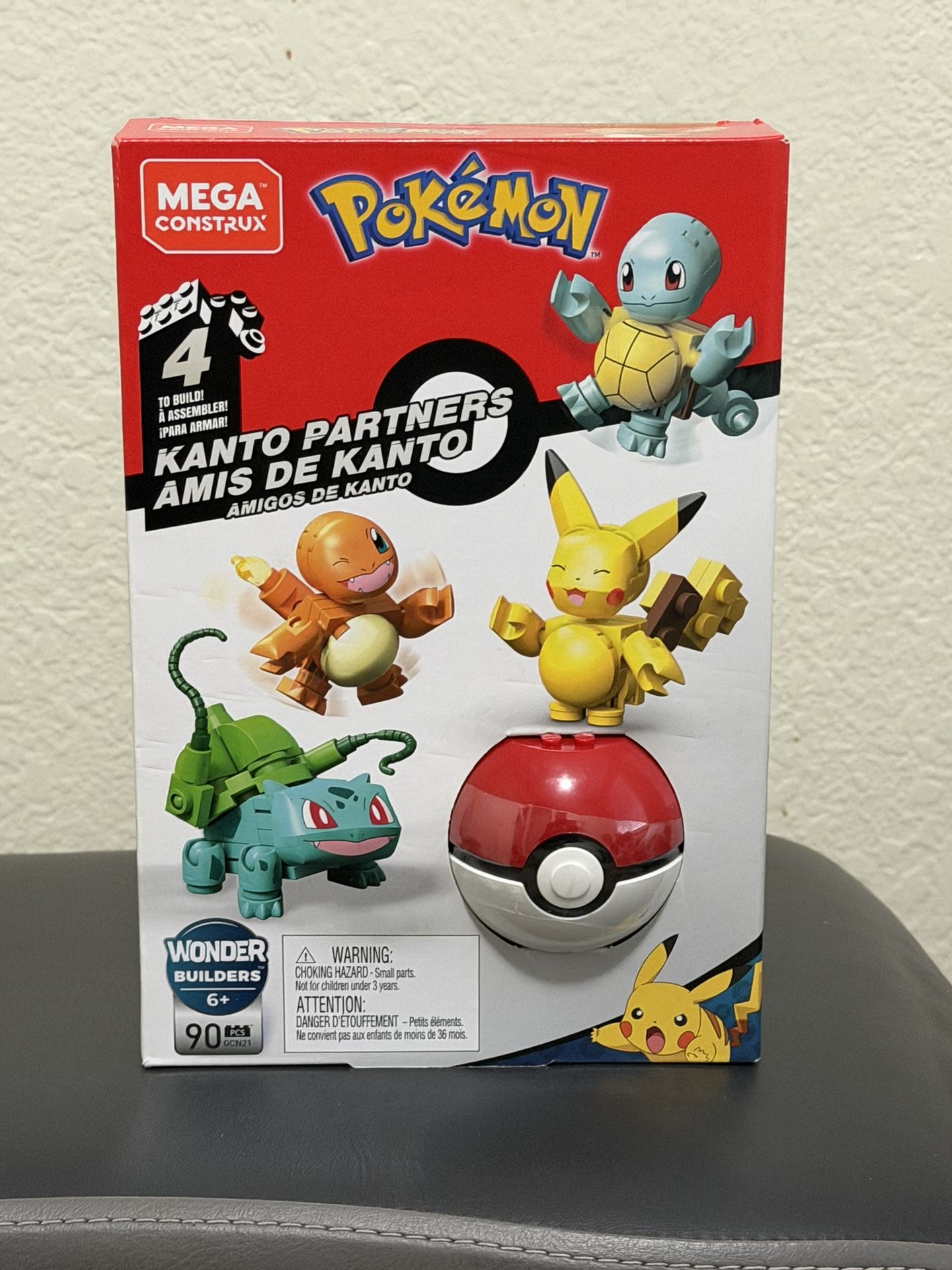 🔥 Mega Construx Pokémon Kanto Partners Set — Brand New, Sealed