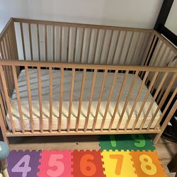 IKEA Wooden Bed/Crib