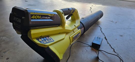 ryobi leaf blower batt and charger