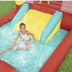 Play Day Jump 'N Away Kids Indoor and Outdoor Bouncer with Blower Included