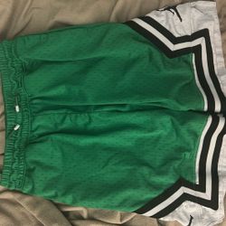 Boy’s youth Air Jordan Green Basketball Shorts