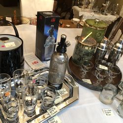 MCM Barware items Ice Buckets1950’s Glasses Cash/Venmo Pickup In White Bear Lake Home 