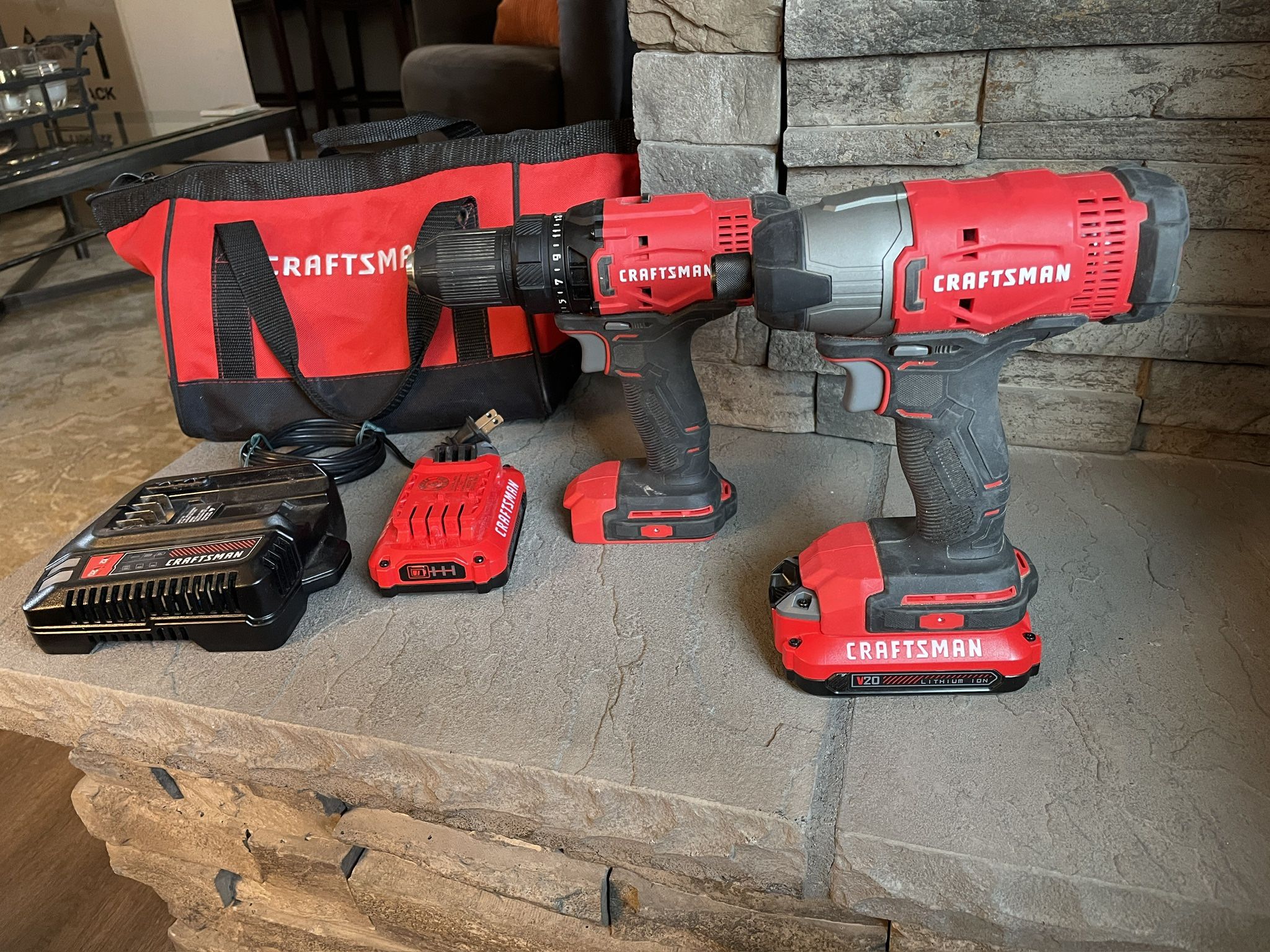 Craftsman 20v Cordless Drill/Impact Driver Combo