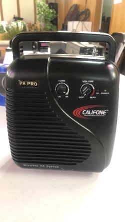 Califone Wireless PA System