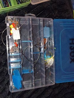 Tackle Organizer Box with Fishing Lures