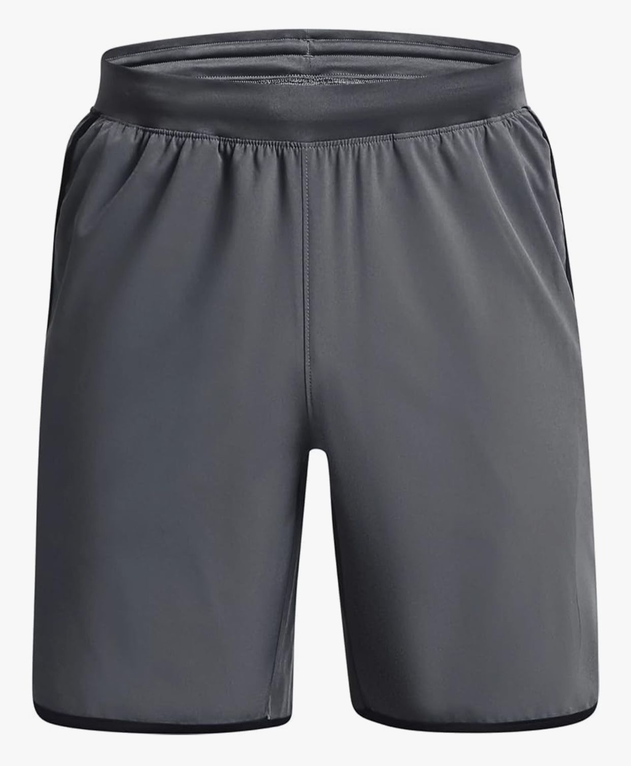 Under Armour Men's HIIT Woven 8-Inch Shorts, (012) Pitch Gray / Black, 3X-Large