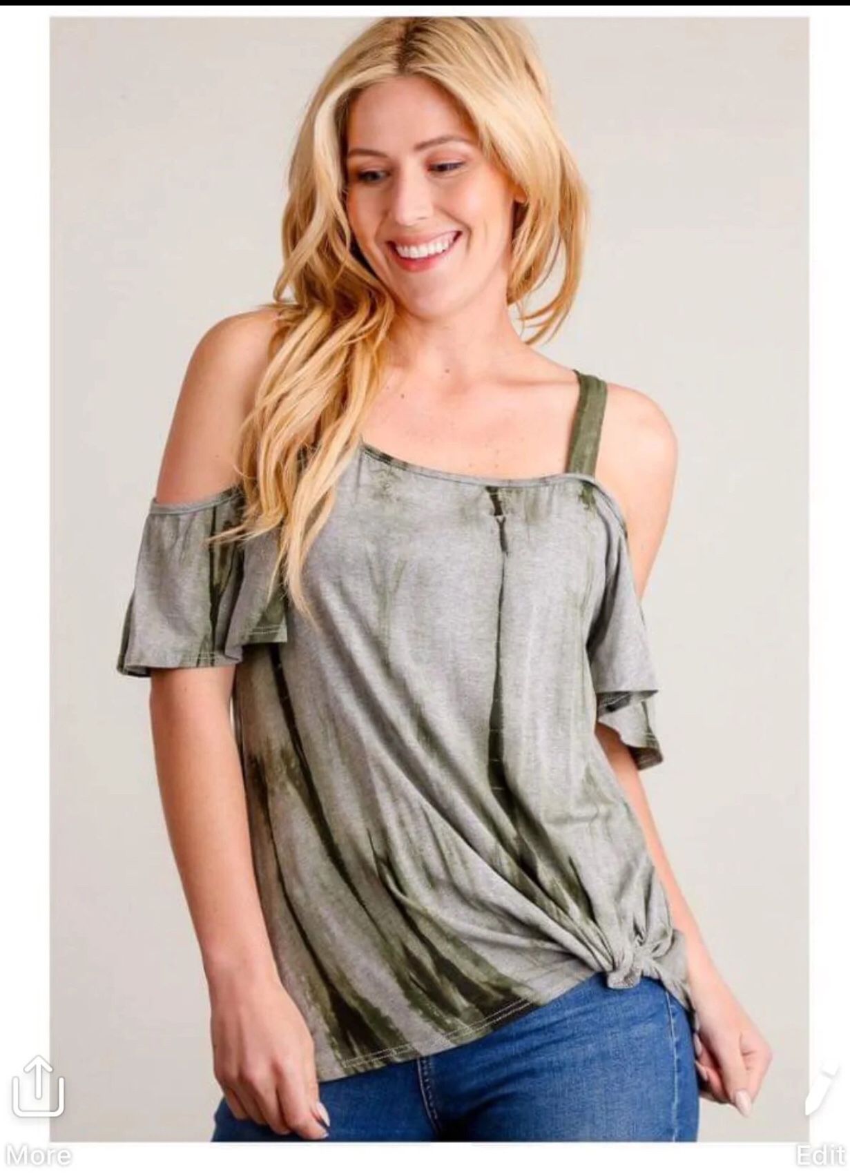 Cold shoulder boho blouse nice boho style true to size