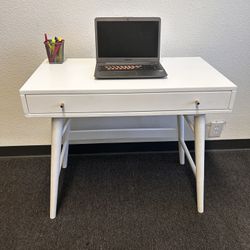 White Wood Desk 