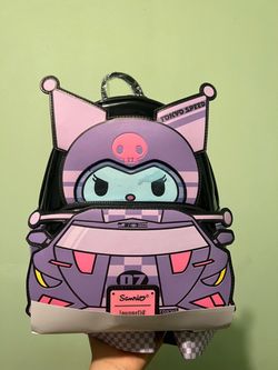 Loungefly Sanrio Kuromi in a car mini backpack