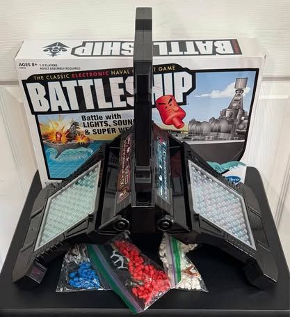 HASBRO Electronic Battleship Classic 2013 Naval Combat Game Works no instructions just $15 