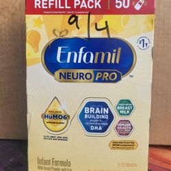 Enfamil Neuro Pro Refill Boxes Baby Formula 