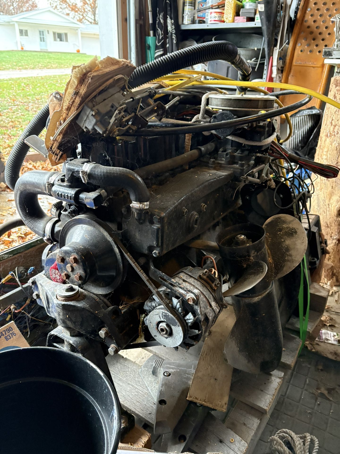 Classic Chevy Inline 6 Boat Motor $800 -  Needs TLC, As Is 