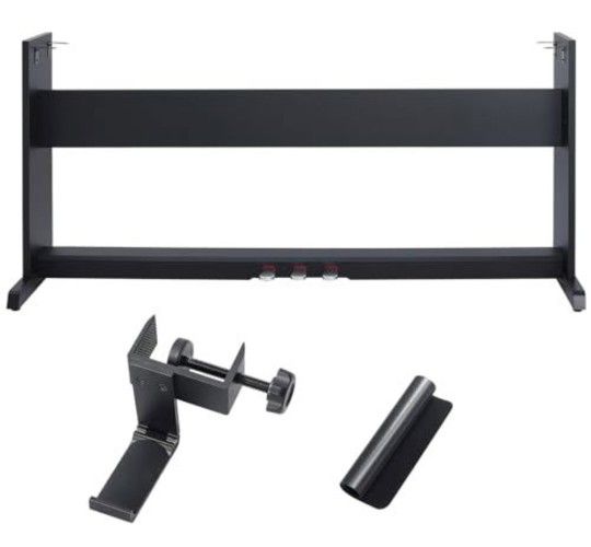 Zreephy Wooden Furniture Stand With 3-Pedal Unit System Compatible for Yamaha DGX670B Digital Piano Keyboards
