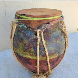 Antique Tribal Drum 