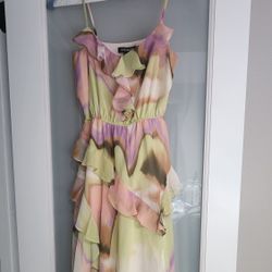 Spaghetti Strap Cheffon Dress